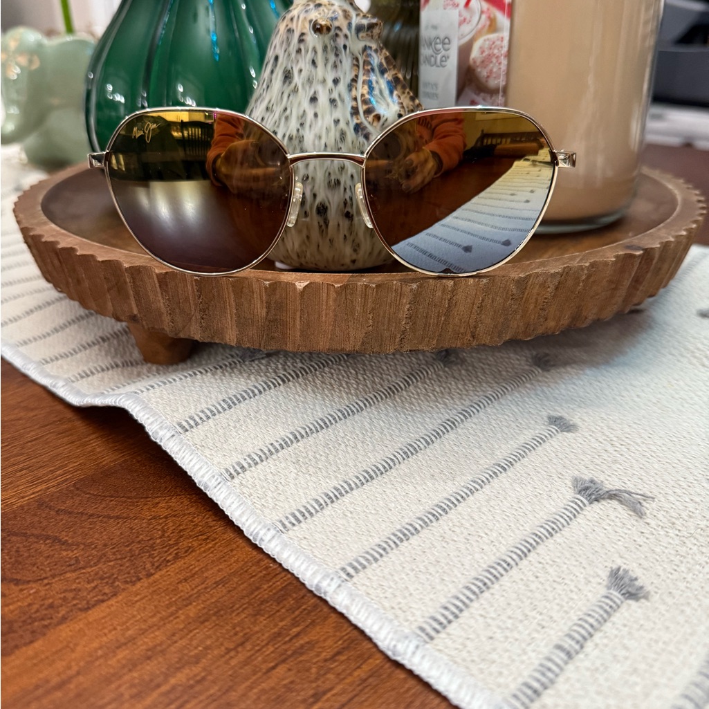 Stylish Gold And Brown Sunglasses